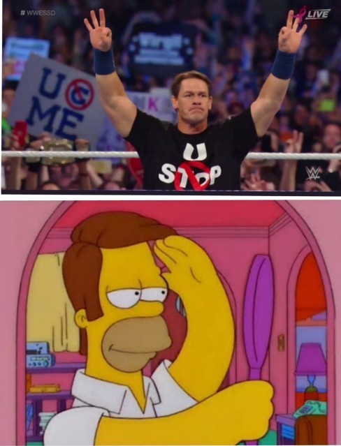 John Cena con pelo - meme