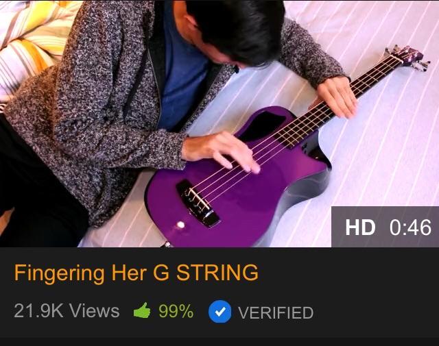 Fingering her G string - meme
