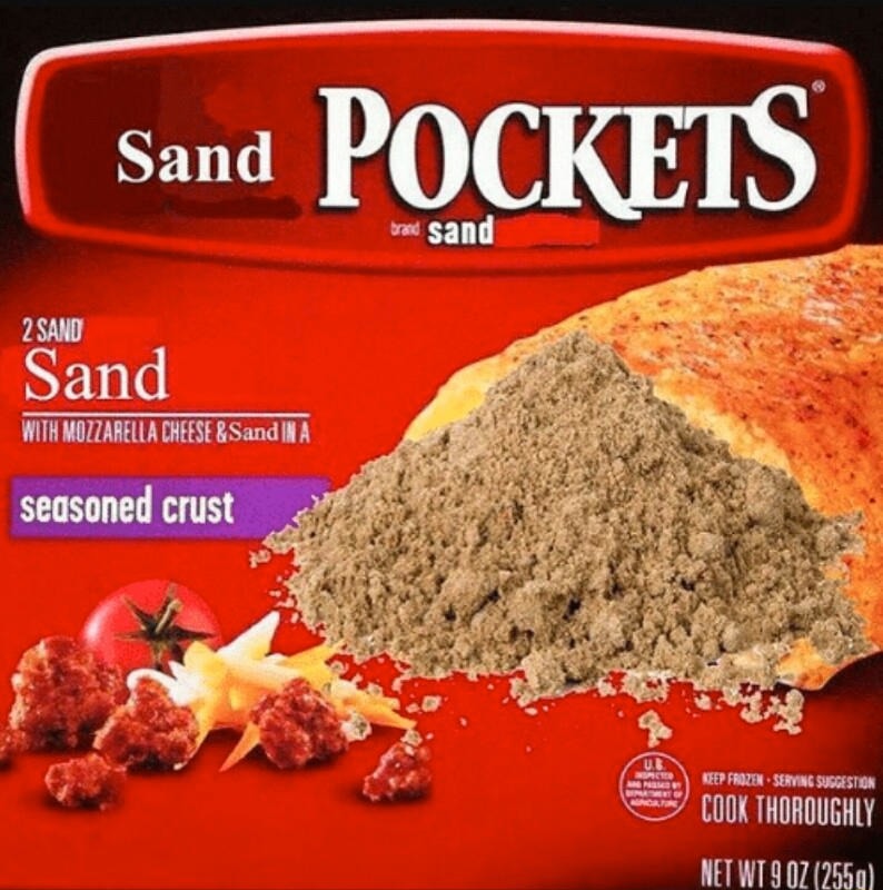sand pockets only avalible in ohio - meme