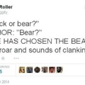 send in the bear