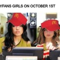 Onlyfans girls on October 1st
