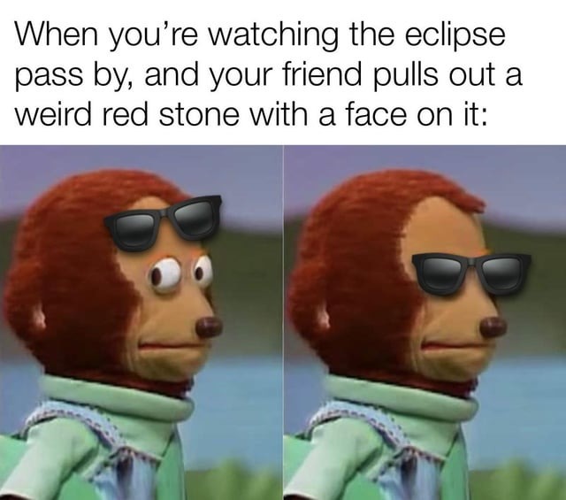 Funny eclipse meme