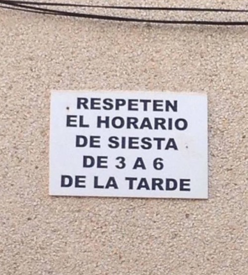 la siesta es sagrada señores - meme