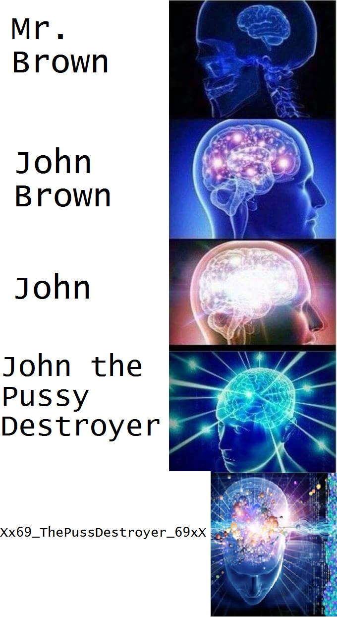 2ND COMMENT IS JOHN BROWN - meme