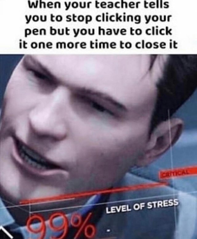Stress level increasing - meme