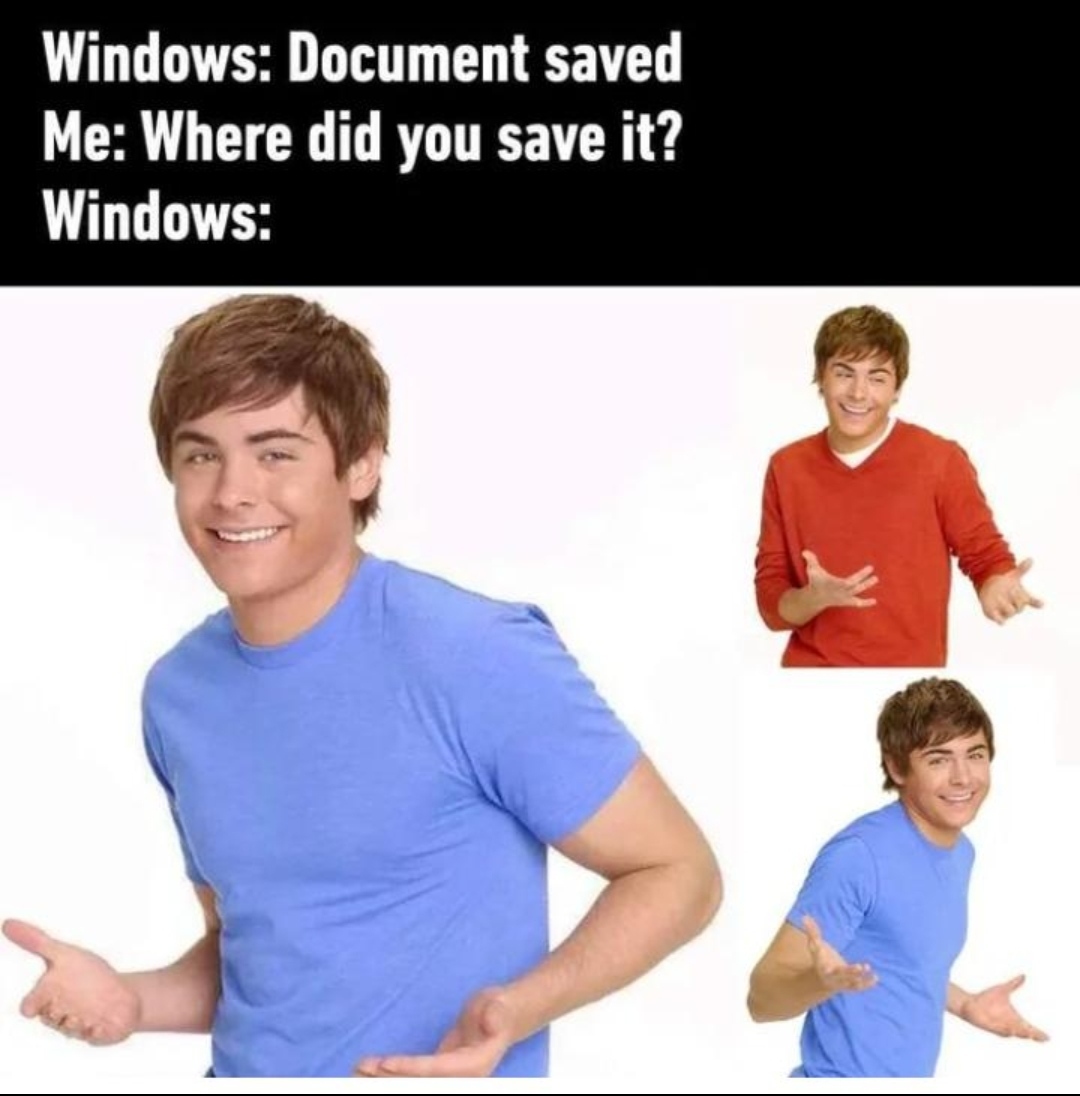 Document Saved in {<error>} - meme