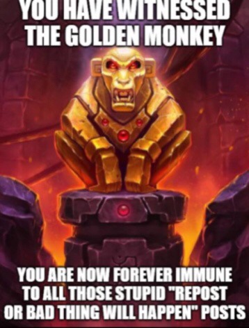 thanks golden monkey - meme