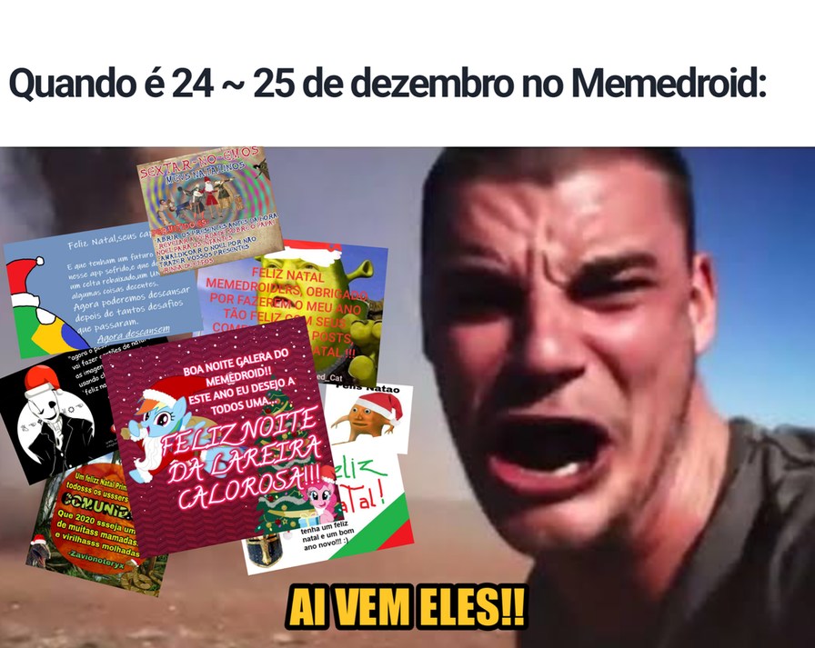 façam seus cartões de natal, pessoal! - meme