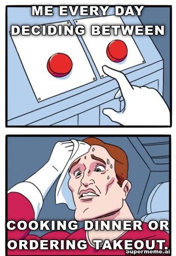 The big decision - meme