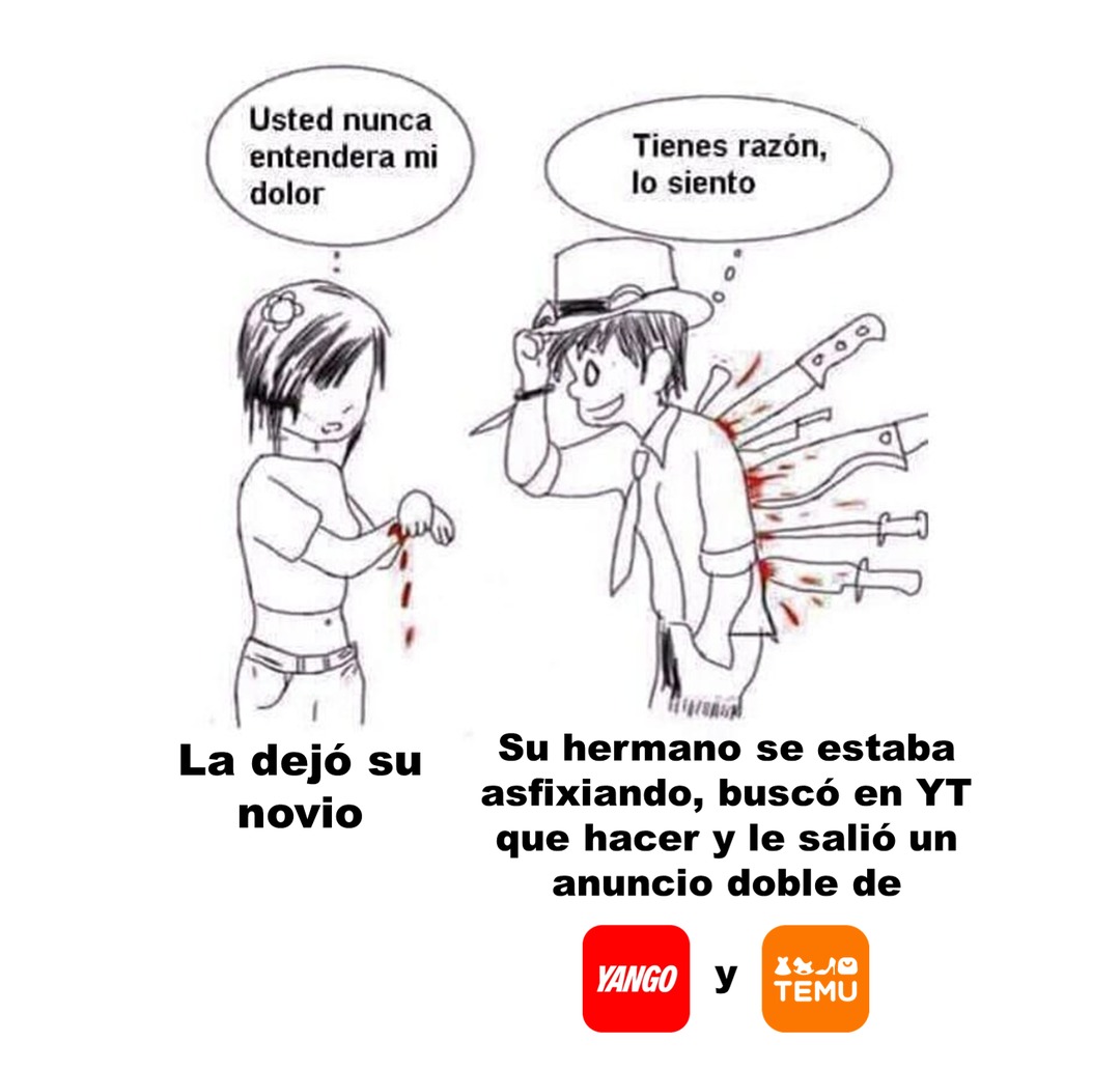 Las dos empresas con los anuncios más molestos de YT: Yango y Temu - meme