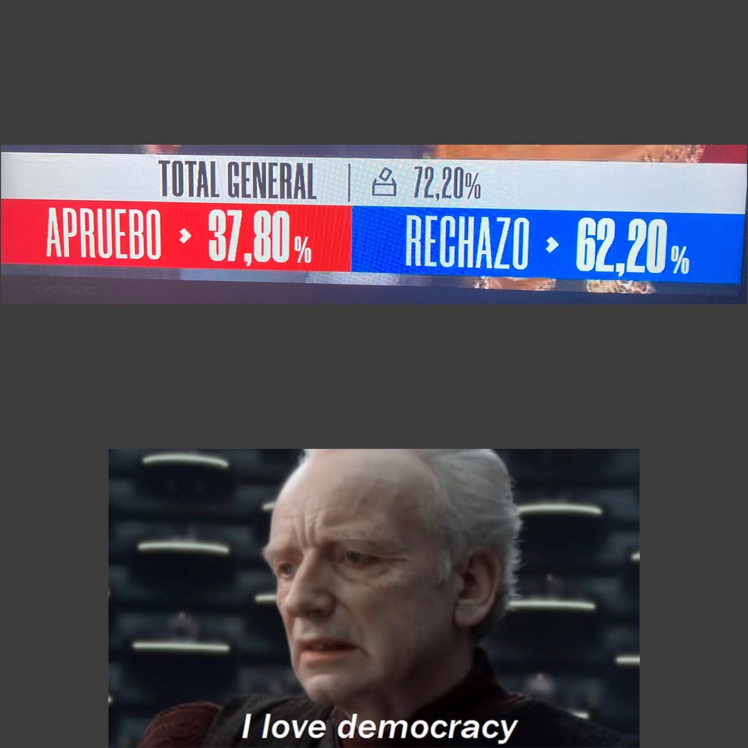 amo la democracia - meme