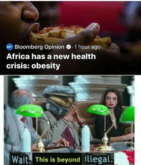 Africa has a new health crisis: obesity - meme