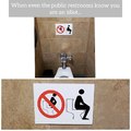 Toilet instructions are very important...