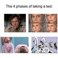 The 4 phases of taking a test