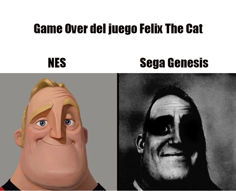 Game over del felix the cat - meme