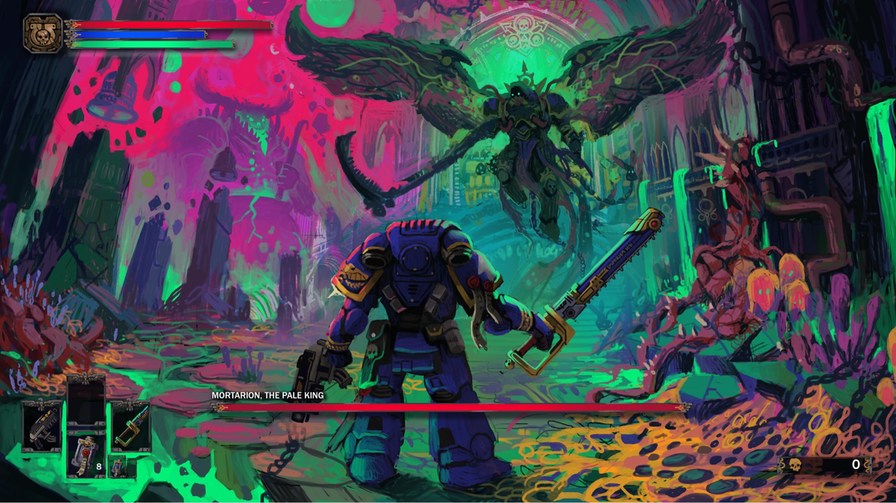 warhammer40k dark souls boss fight art - meme