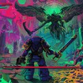 warhammer40k dark souls boss fight art
