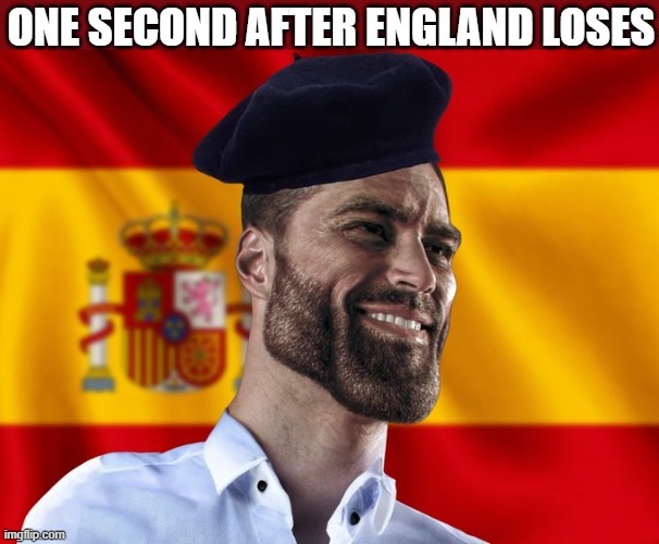 Spain winner of the Euro 2024 meme