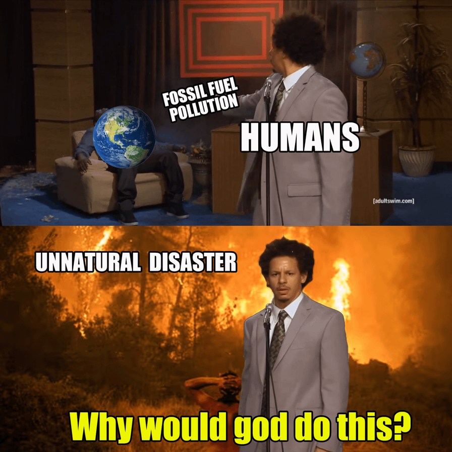 Fossil fuel pollution meme