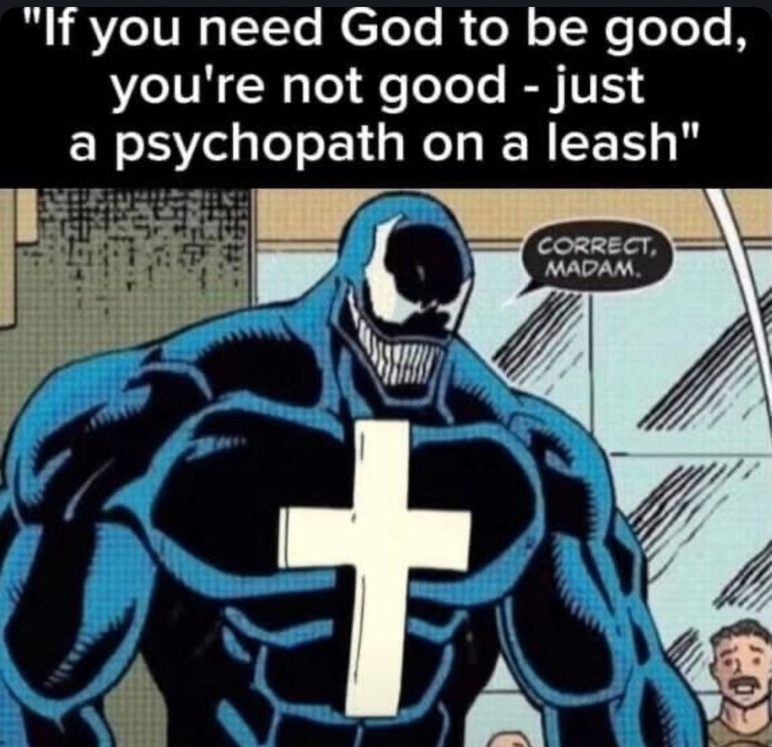 If you need God to behave, maybe check yourself first - meme