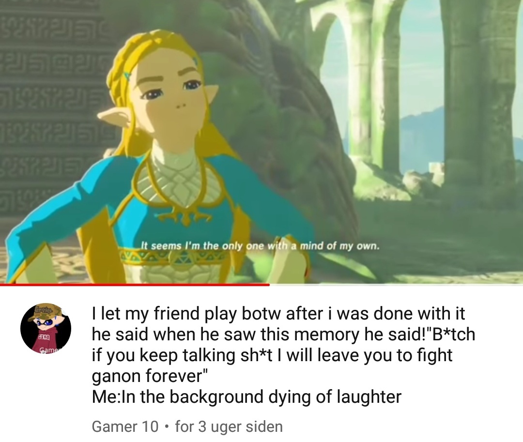 Big ass British Bitch Zelda - meme