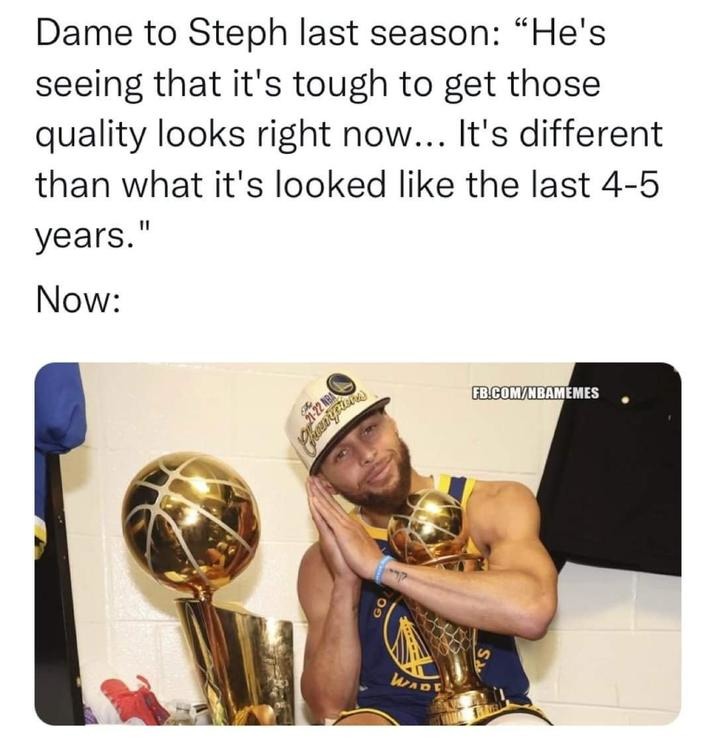 Stephen Curry sleep celebration meme