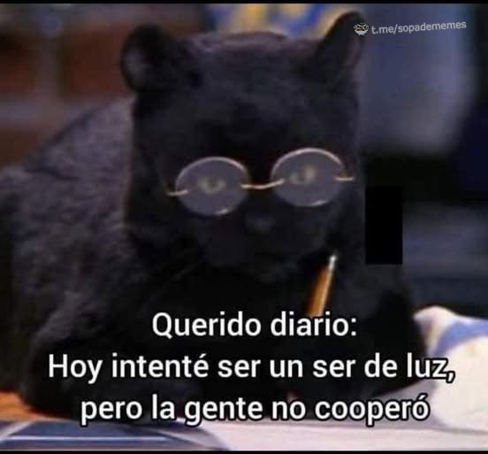 Intenté ser buena persona, pero la gente no cooperó - meme