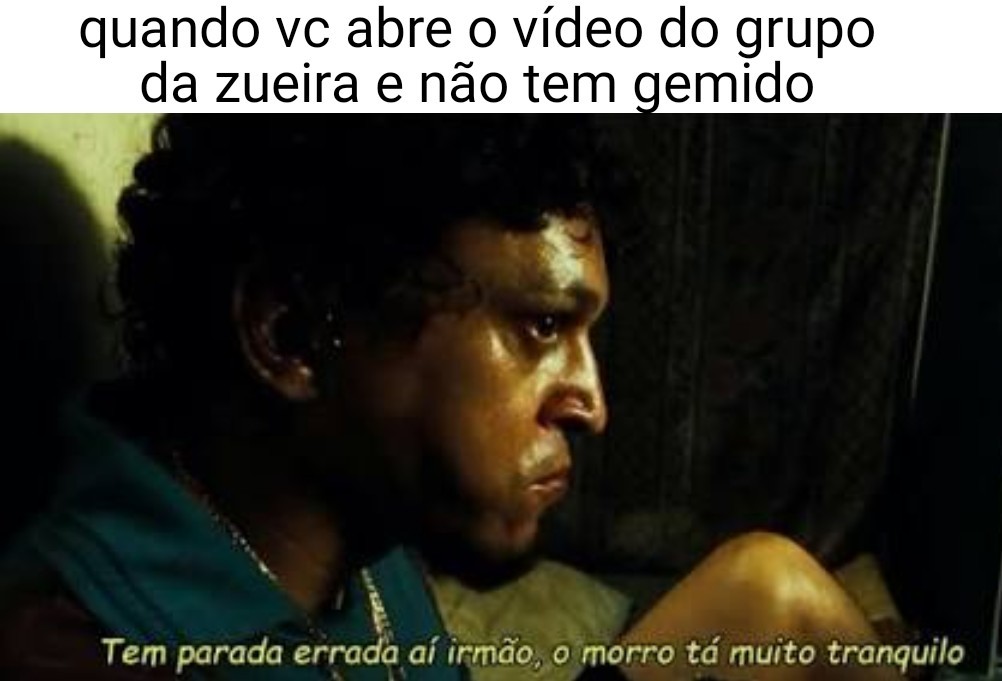 Cadê o gemido? Trás o cabo de vassoura! - meme