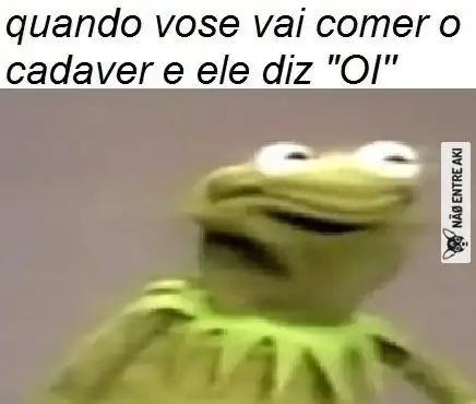 Que cadáver engraçado - meme