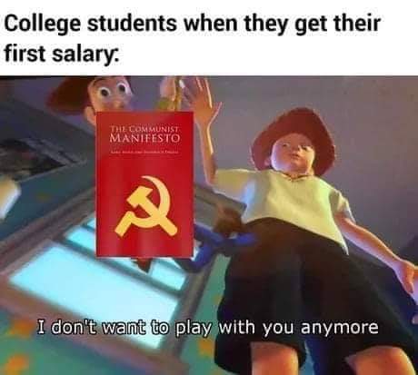 Communists aren't people - meme