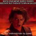 I will become more powerful...