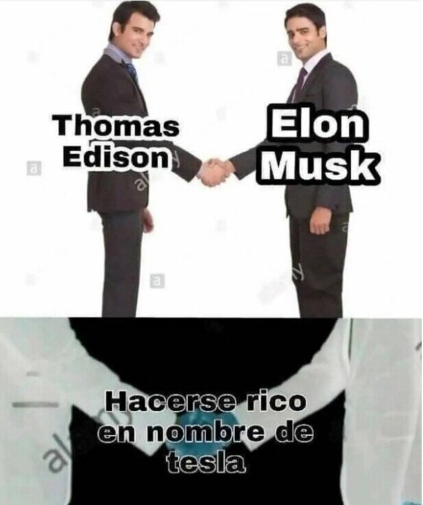 Stonks a base de Tesla - meme