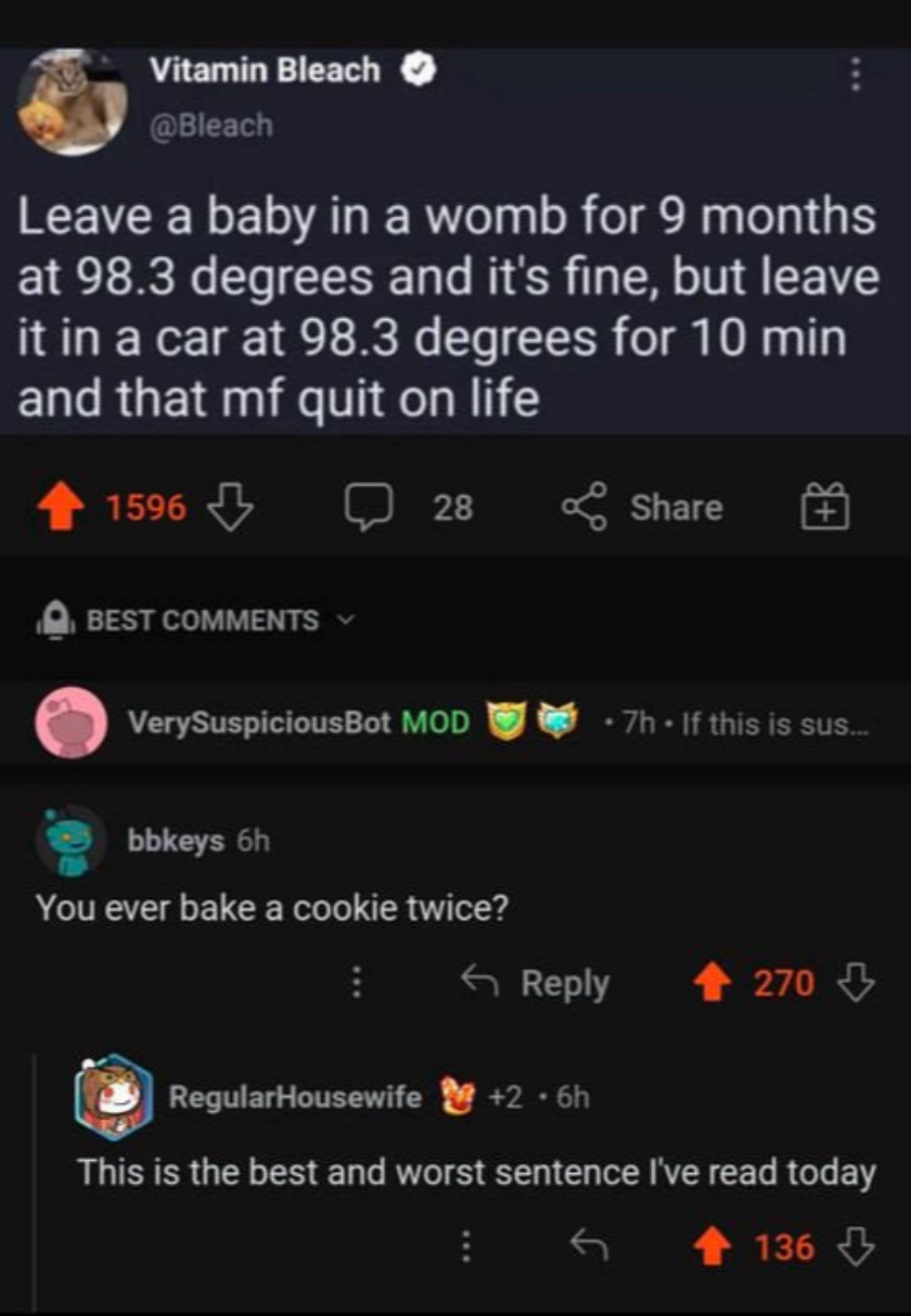 Cookies are better raw ngl - meme