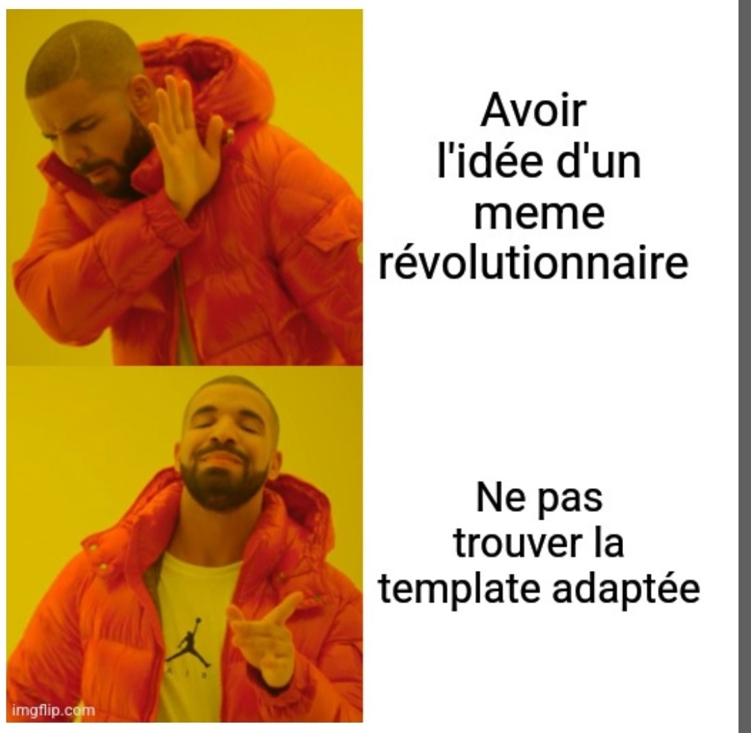 Ça me le fait souvent, je devais peut être faire mes propres templates comme Yoshi LV  - meme