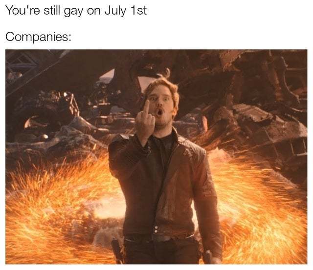 You are still gay on July 1st - meme