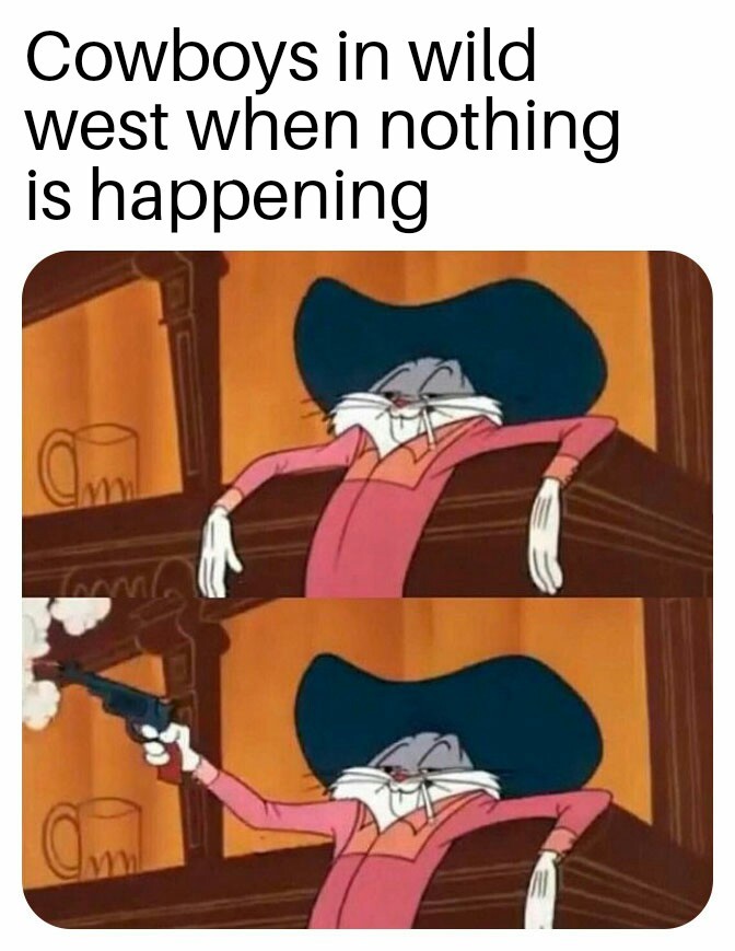Wild west - meme