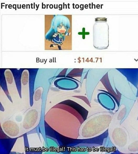 Aqua isn't totally useless... - meme