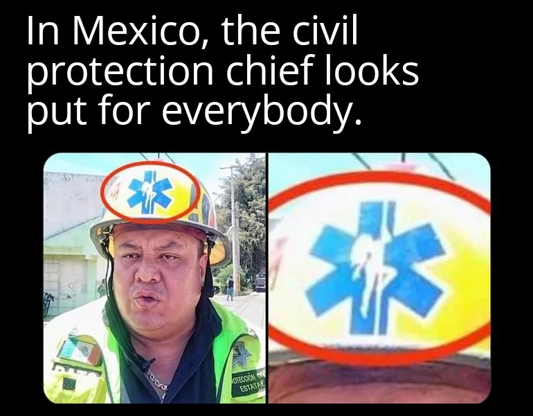 Not an EMT logo, but maybe a first responder - meme