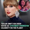 Taylor Swift voted as 12th most overrated celebrity