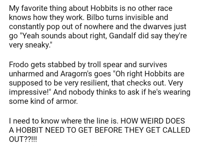Funny Hobbit meme
