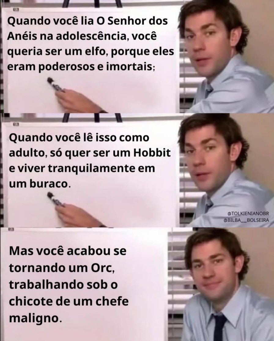 Senhor dos Anéis - meme