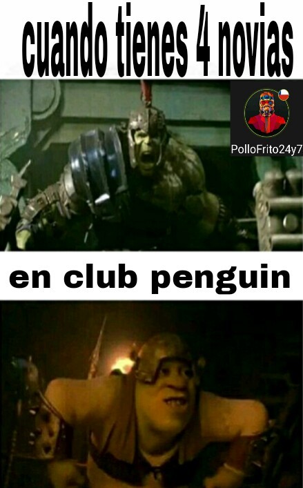 Club penguin:"v - meme