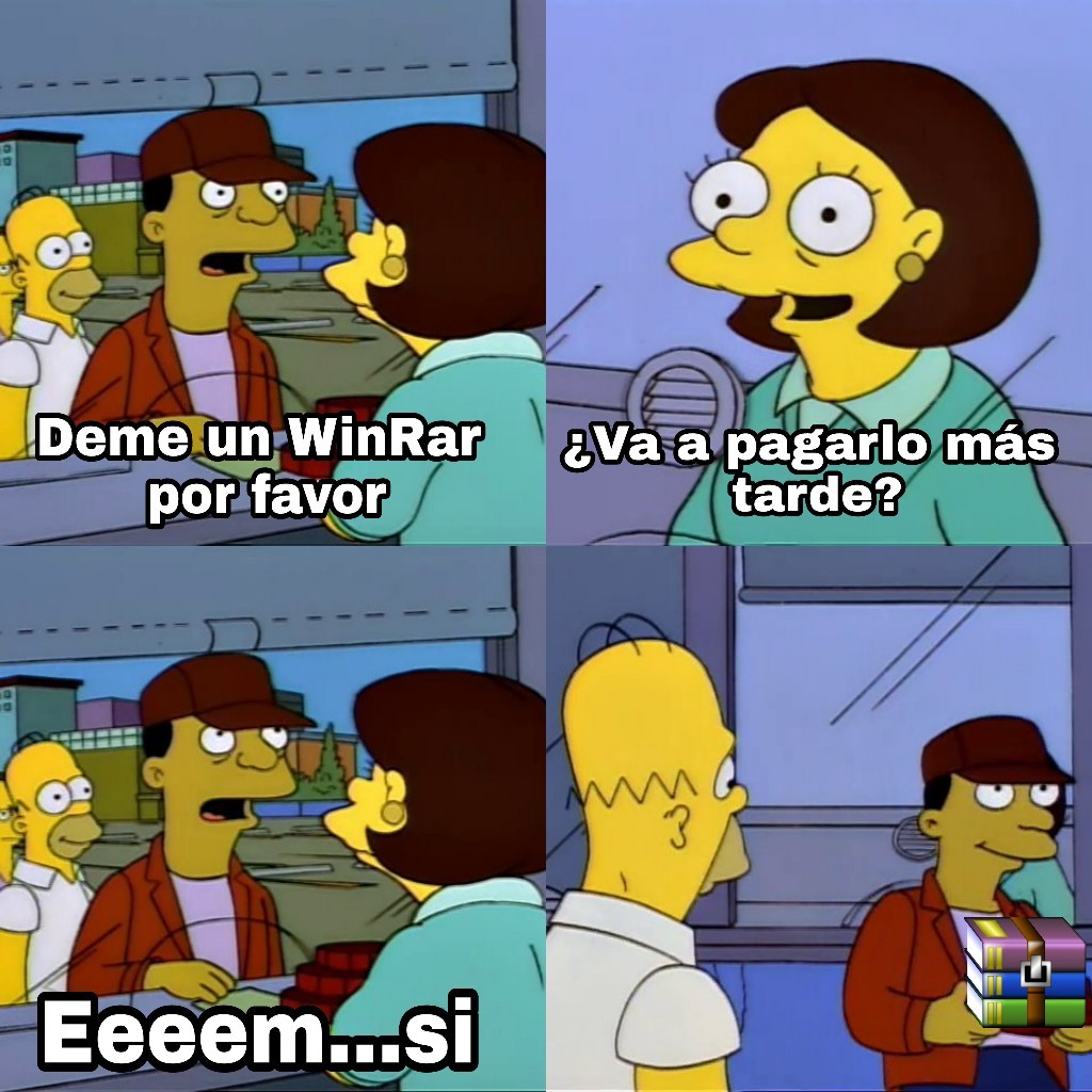 WinRAR - meme