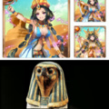 When you're the most prolific Pharaoh in history but they make you an anime loli