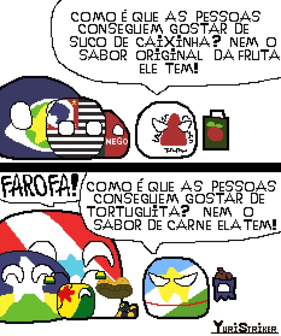 Tracaja com farofa (tirinha por mim) - meme