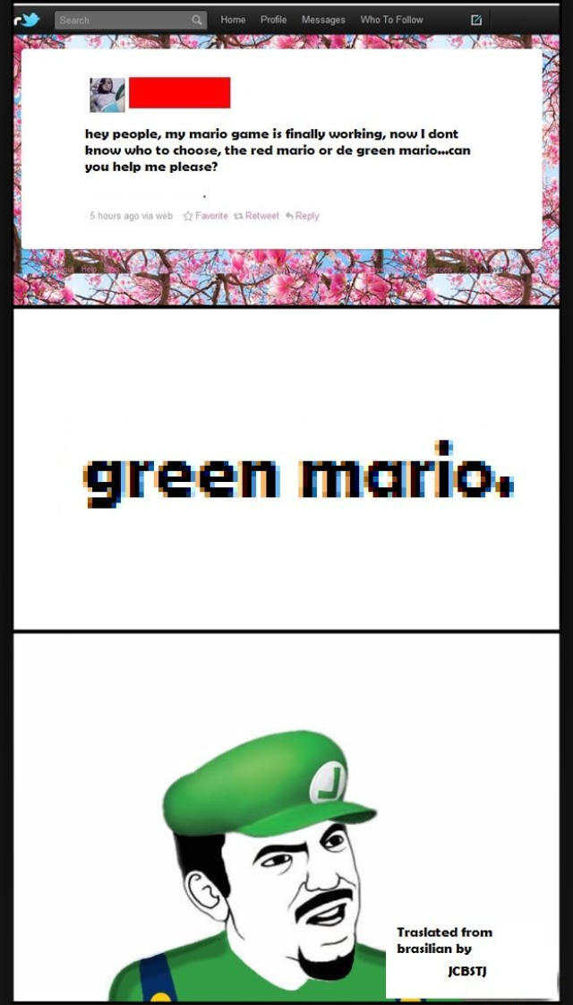 Green mario - meme