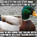 some advice for girls.