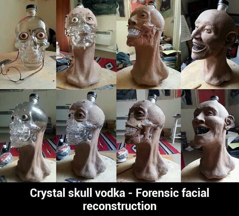 Forensic facial reconstruction - meme