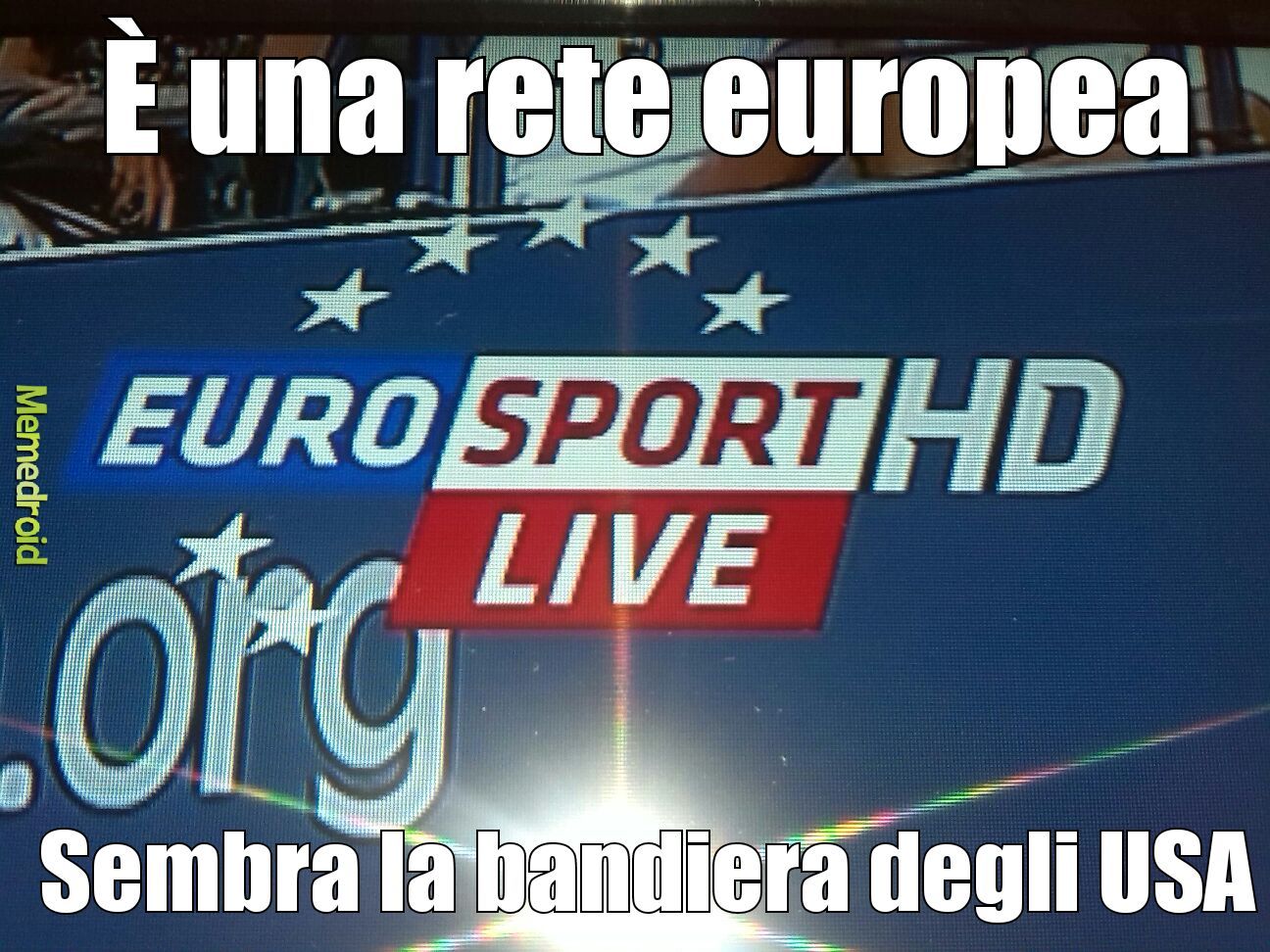 Scusate per la scarsa qualità dell'immagine...scumbag eurosport - meme