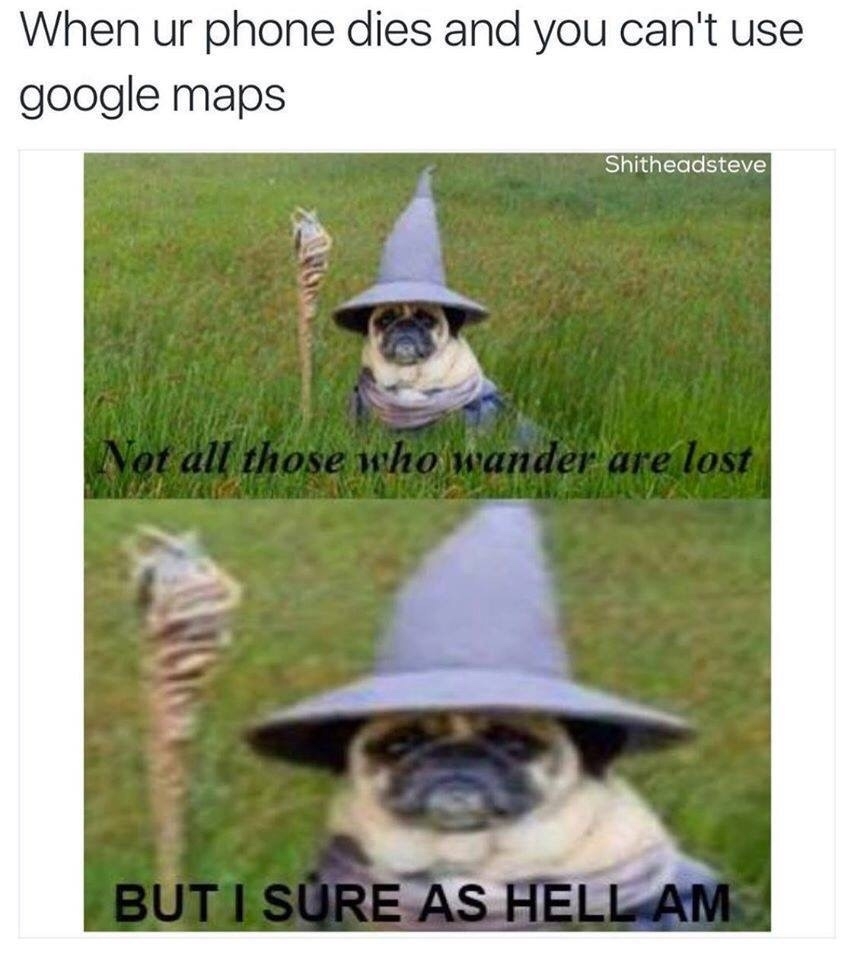 Time to dig out the old school map - meme